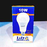 لامپ حبابی رنگی  10وات دلتا (زرد)