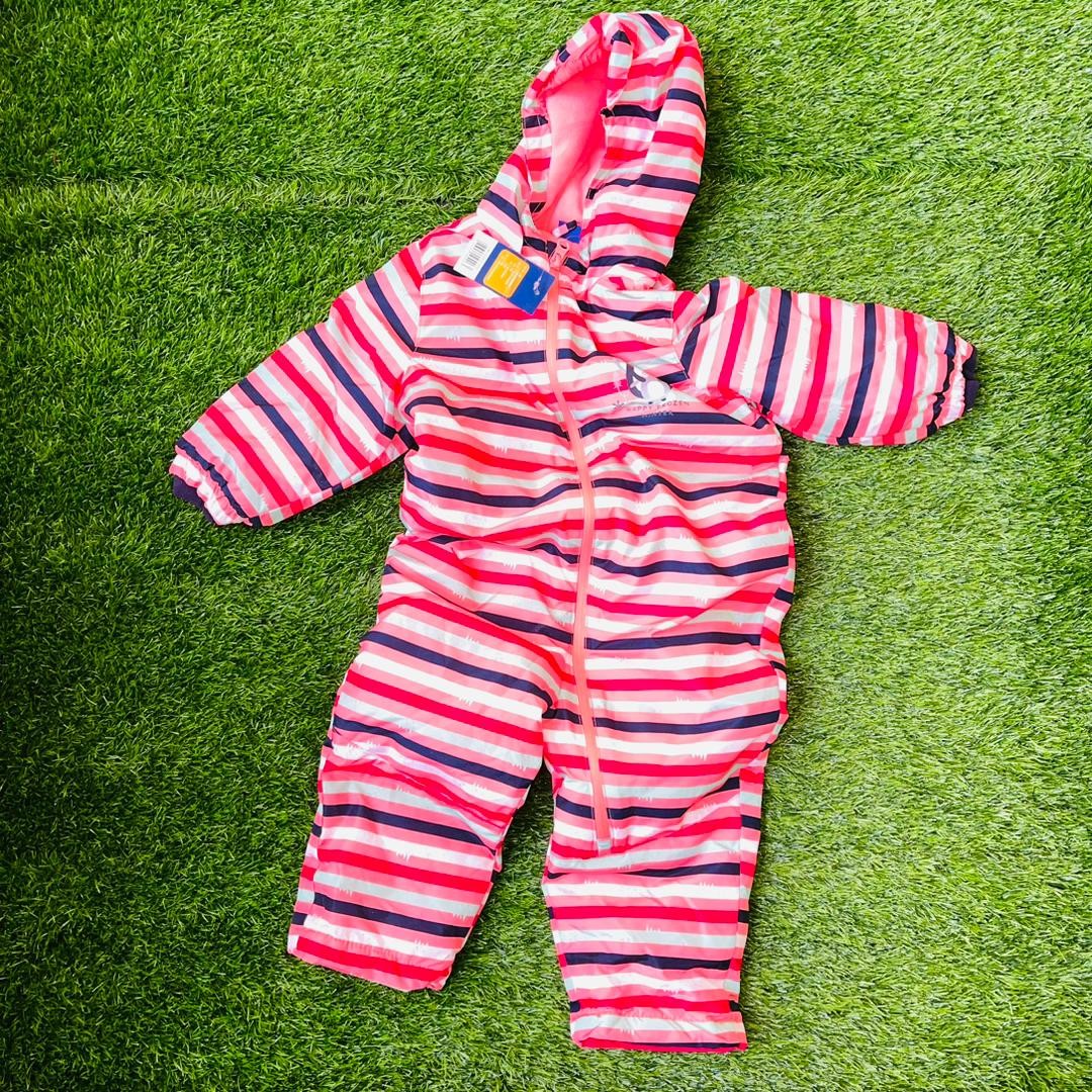 کاپشن نوزادی آلمانی دخترانه سرهمی 18 تا 24 ماه برند لوپیلو   ضدآب داخل کامل فوتر 