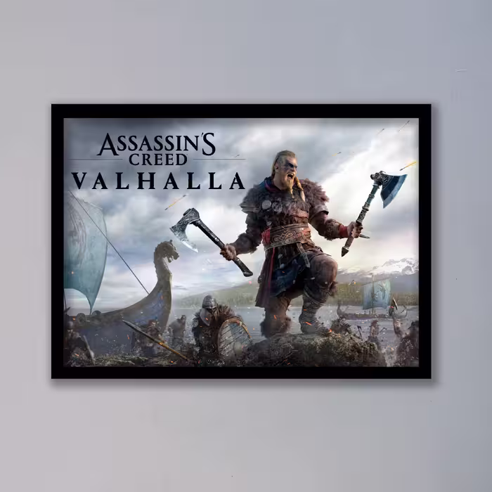 تابلو مدل بازی اسیسینز والهالا Assassins Creed Valhala