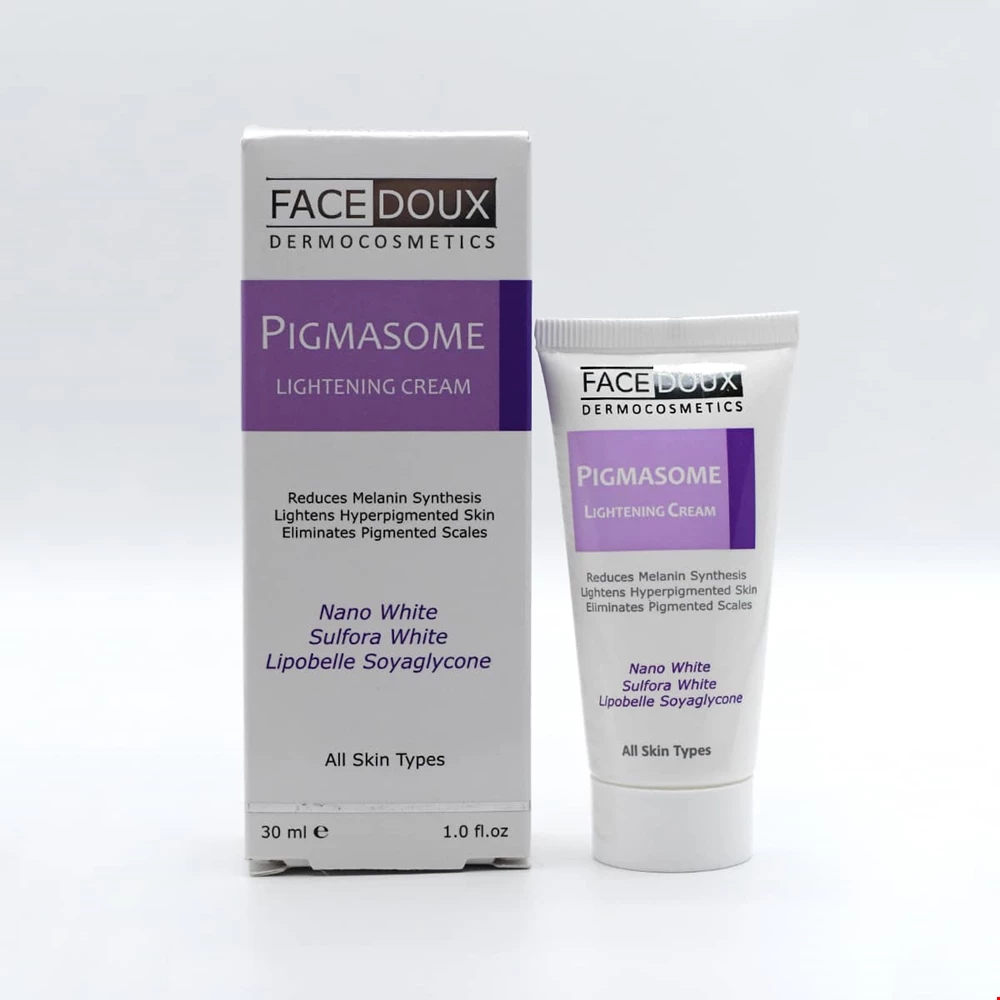 کرم روشن کننده صورت پیگمازوم فیس دوکس 30 میلی لیتری