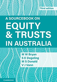 خرید و دانلود نسخه کامل کتاب A Sourcebook on Equity and Trusts in Australia (3rd Edition) - Pdf