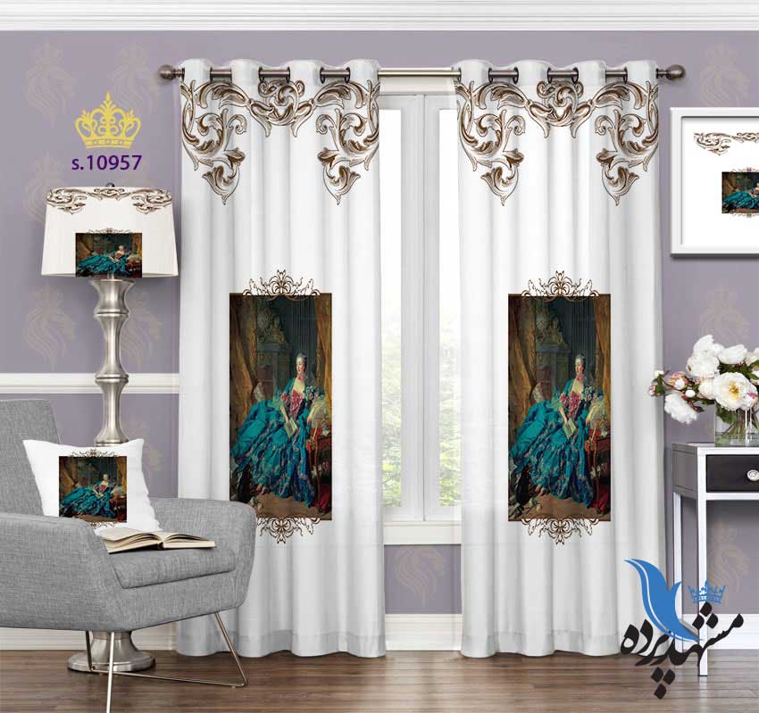 پرده پانچ طرح تابلو نقاشی S10927