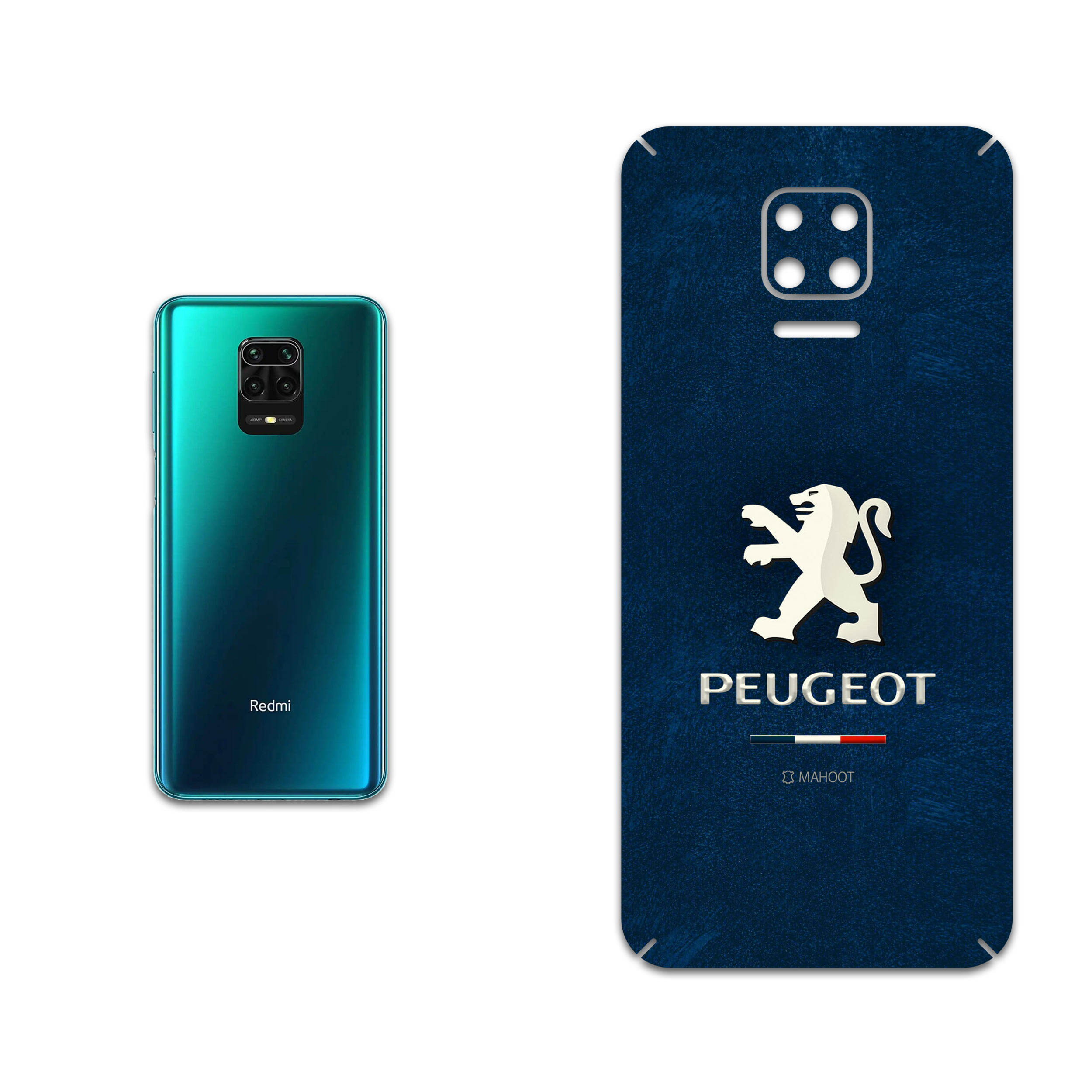 برچسب پوششی ماهوت مدل Peugeot مناسب برای گوشی موبایل شیائومی Redmi Note 9S