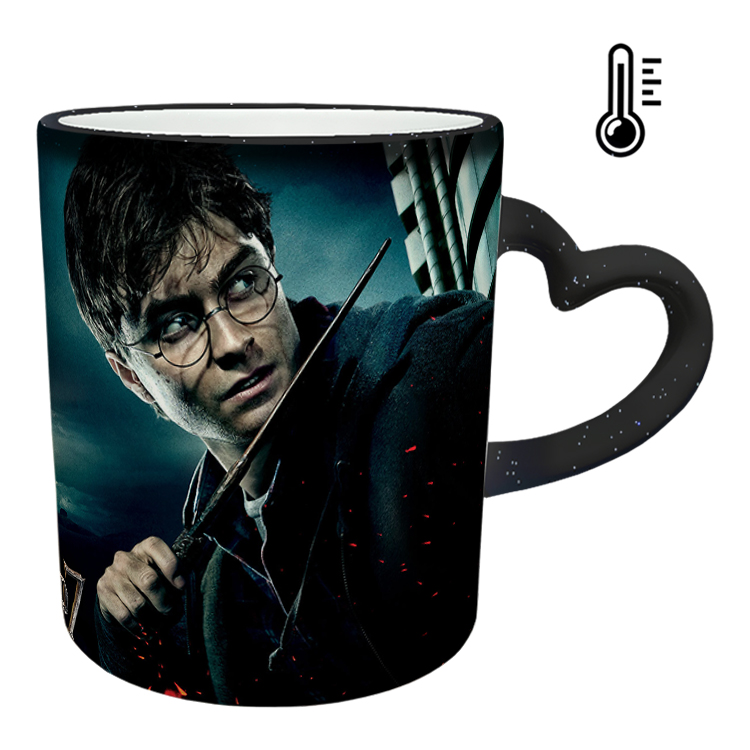 ماگ حرارتی مدل دسته قلبی اکلیلی طرح هری پاتر کد 48