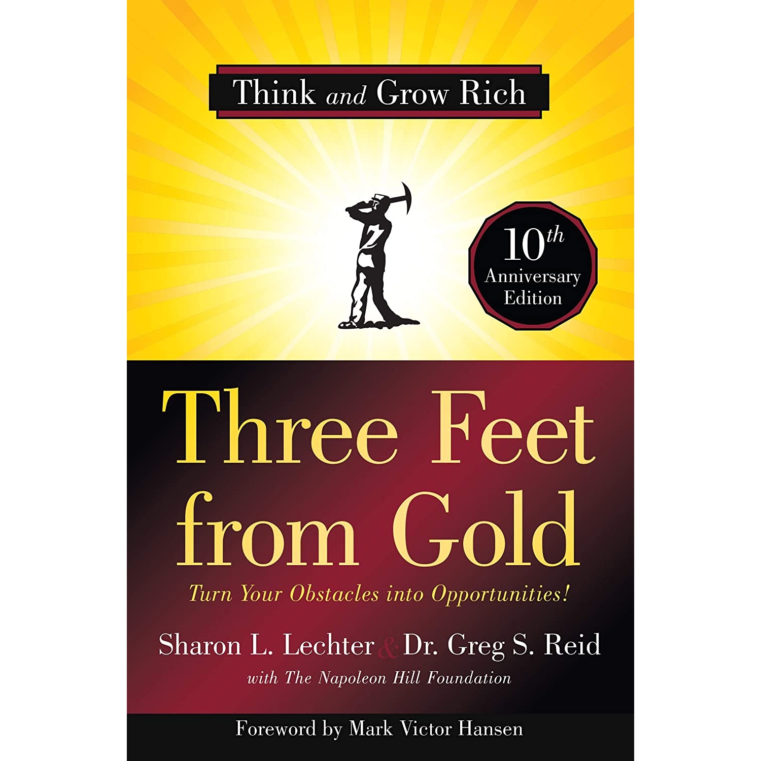 کتاب Three Feet from Gold اثر Sharon L Lechter CPA and Dr Greg Reid انتشارات Sound Wisdom