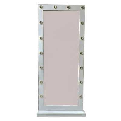 آینه مدل چراغ دار با پایه 