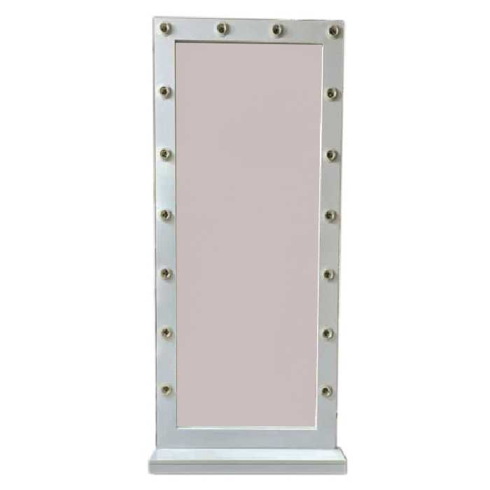 آینه مدل چراغ دار با پایه 