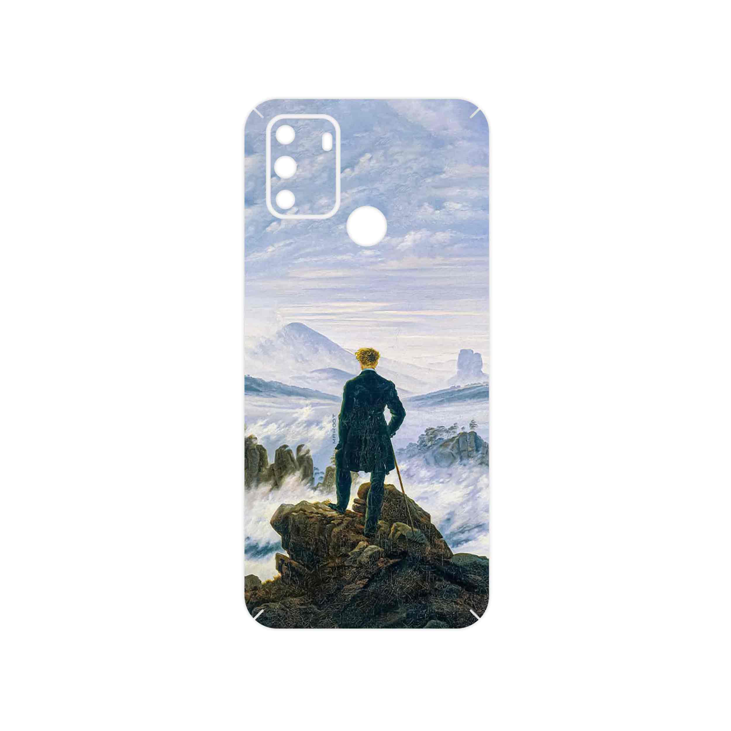 برچسب پوششی ماهوت مدل Wanderer above the Sea of Fog مناسب برای گوشی موبایل جی پلاس S10 2022