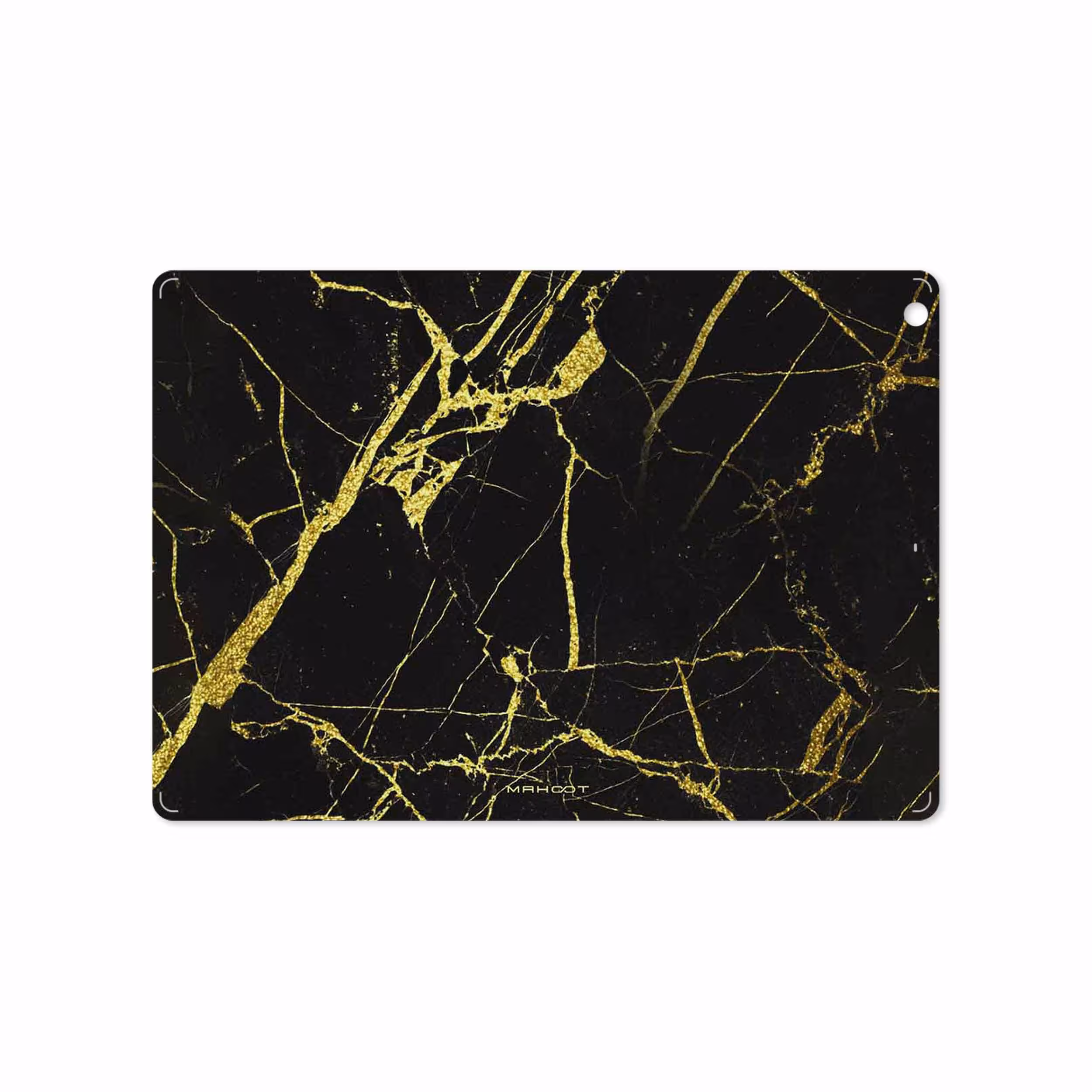 برچسب پوششی ماهوت مدل Graphite-Gold-Marble مناسب برای تبلت اپل iPad Air 2013 A1475