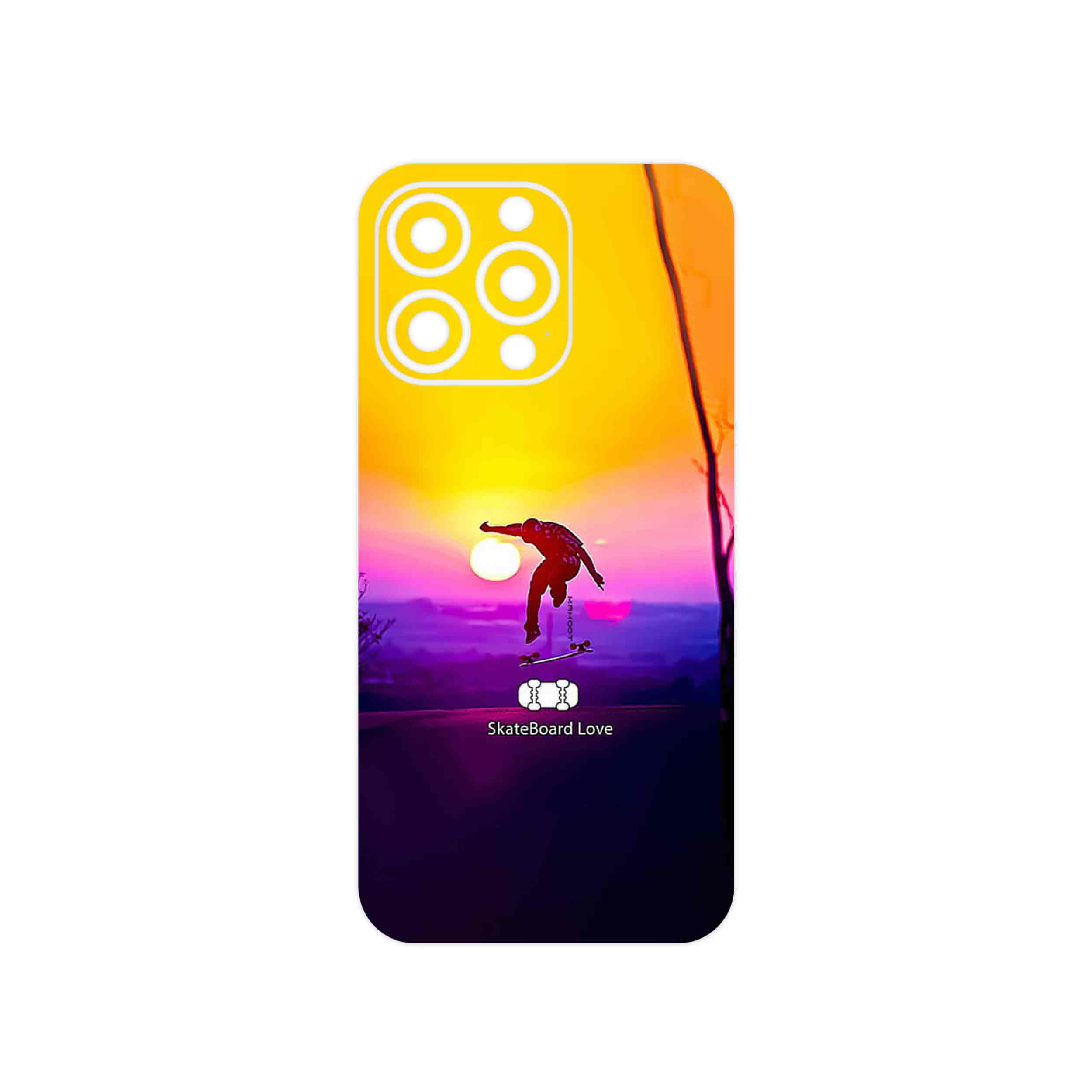 برچسب پوششی ماهوت مدل Skateboard مناسب برای گوشی موبایل اپل iphone 13 Pro