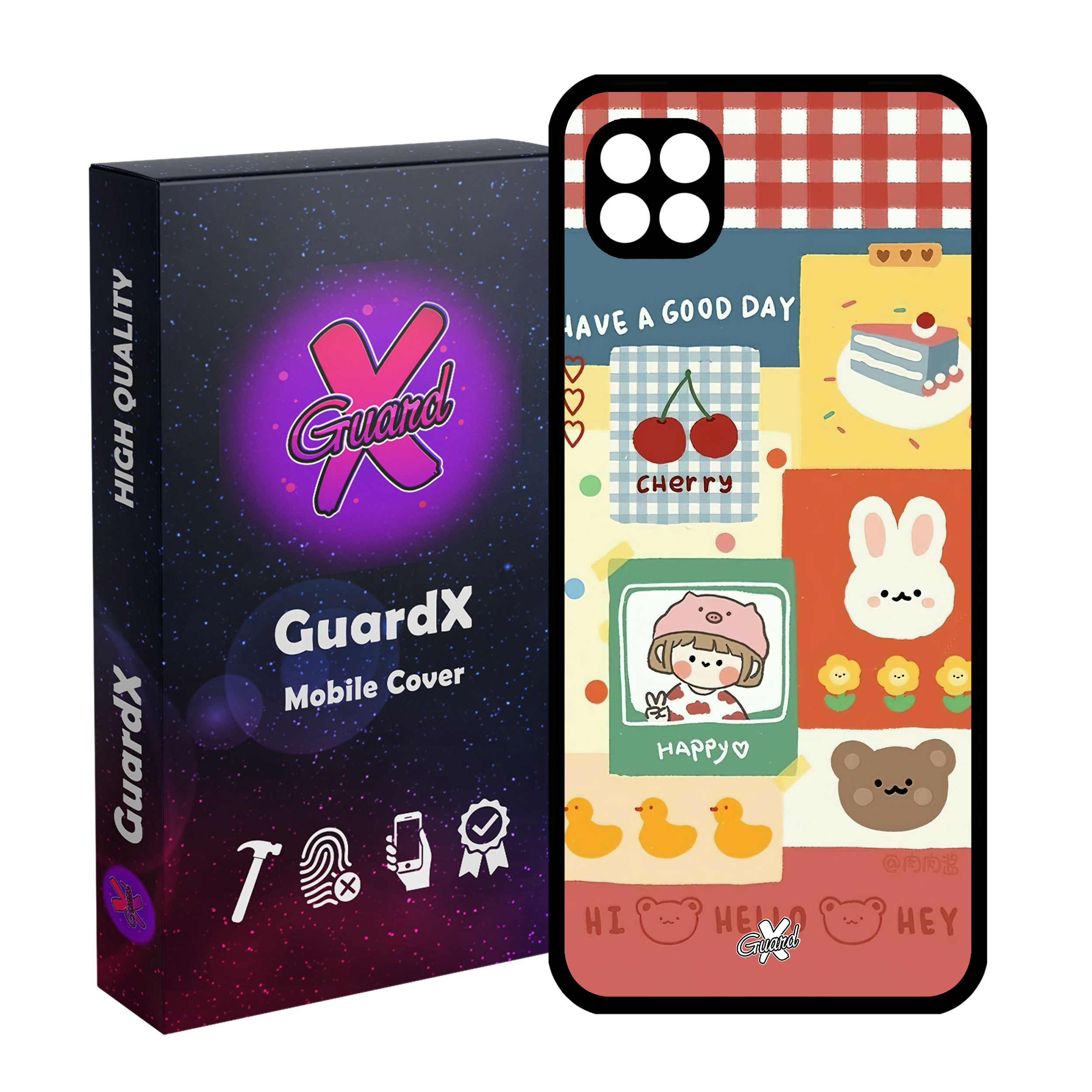 کاور گارد ایکس طرح دختر مدل Glass10515 مناسب برای گوشی موبایل سامسونگ Galaxy A22 5G