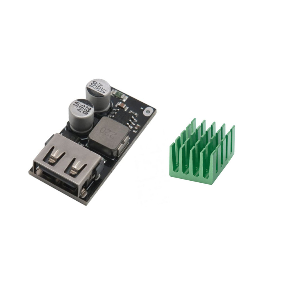 ماژول رگولاتور کاهنده ولتاژ مدل QC 30 کد 002 به همراه ماژول فست شارژ