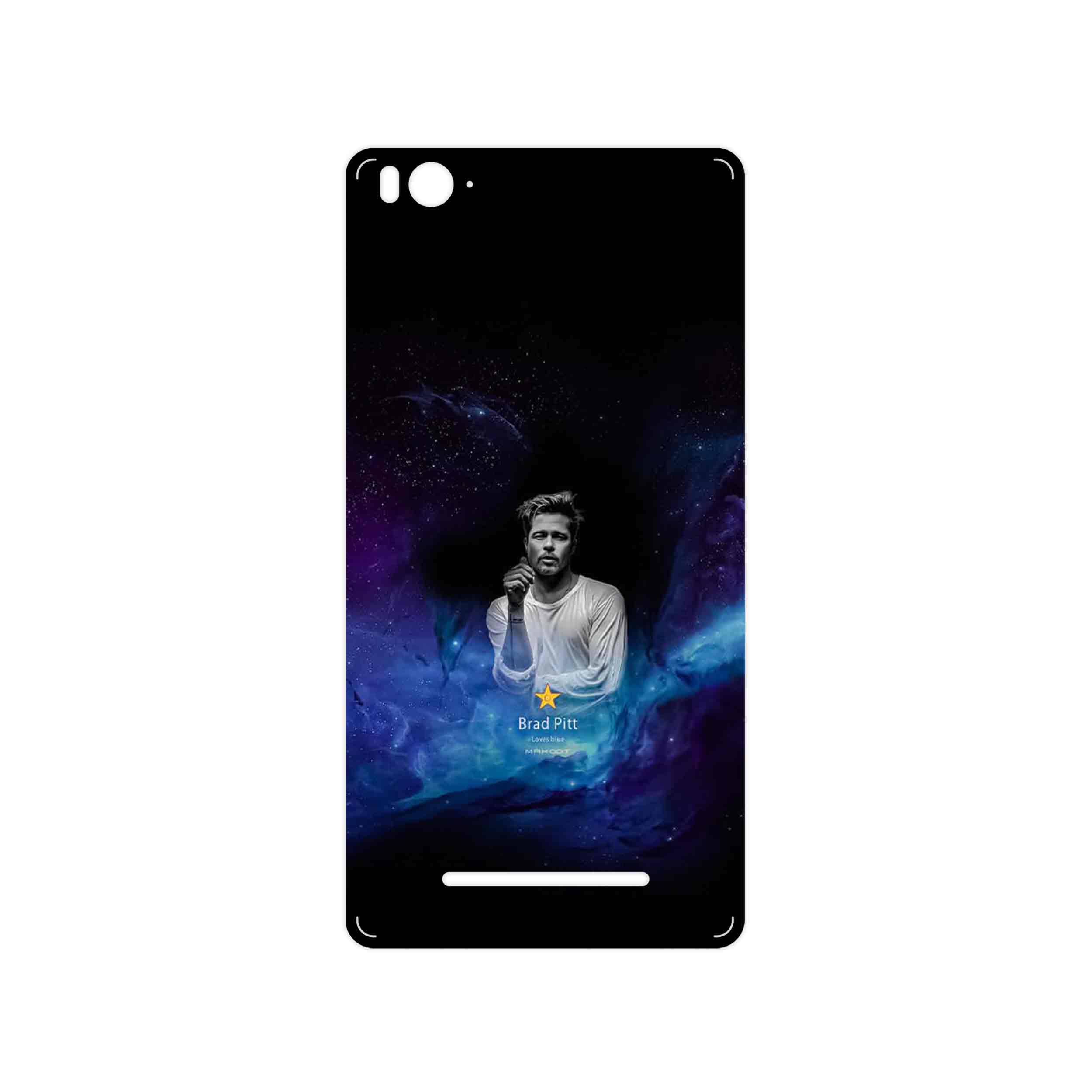 برچسب پوششی ماهوت مدل Brad Pitt مناسب برای گوشی موبایل شیائومی Mi 4i