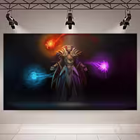 تابلو شاسی طرح Game مدل Dota 2 عناصر هستی کد AR6480 | دنیای قاب