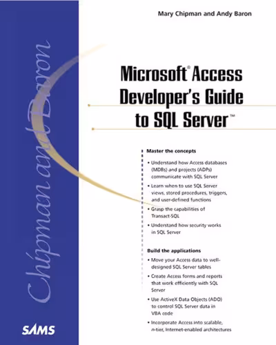 خرید و دانلود نسخه کامل کتاب Microsoft Access Developer's Guide to SQL Server (Sams White Book)