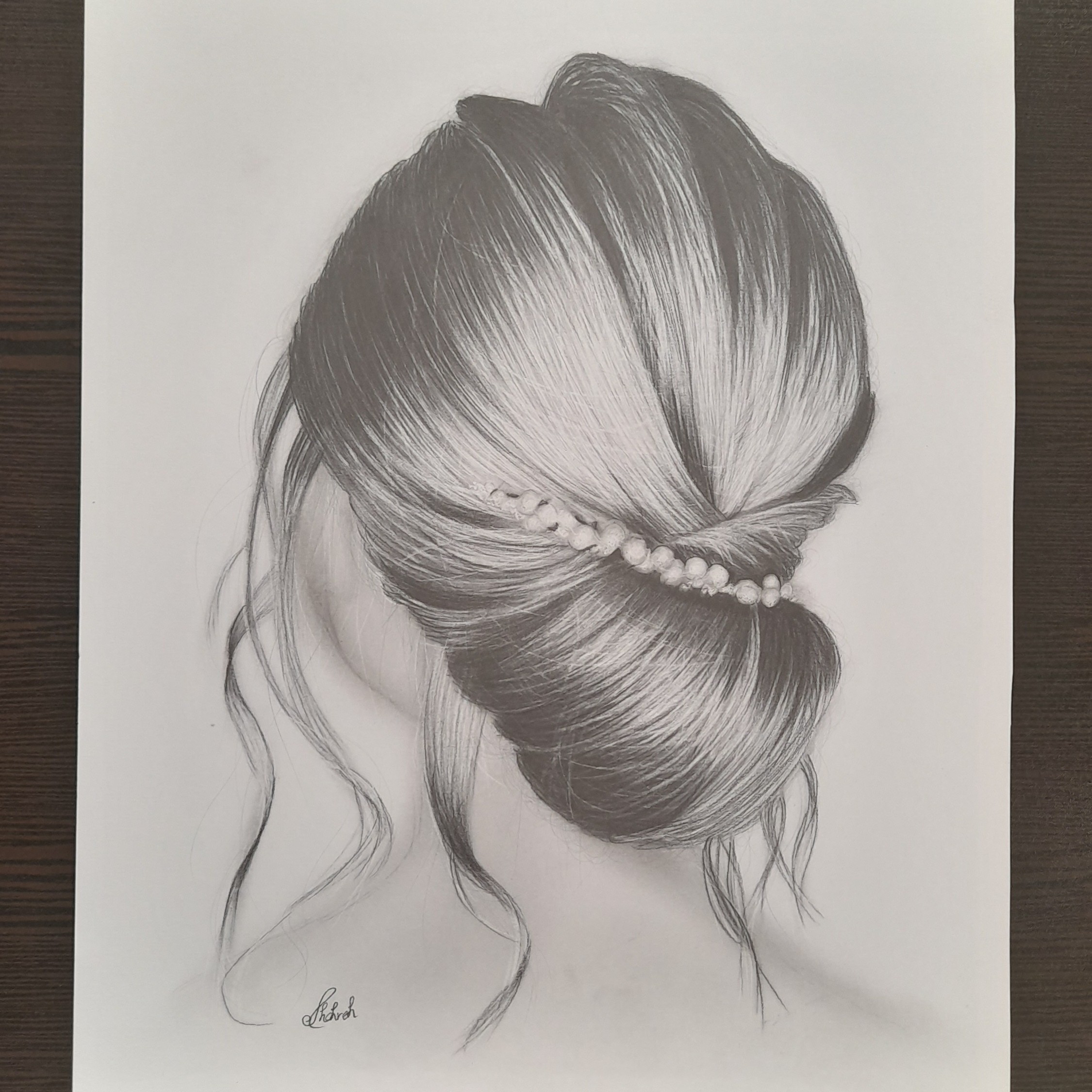 چهره  سیاه قلم سایز A4