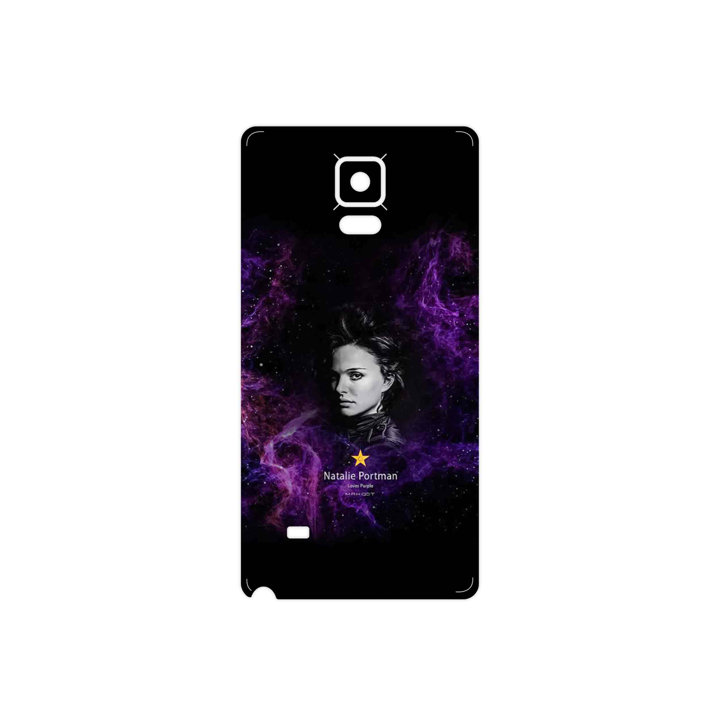 برچسب پوششی ماهوت مدل Natalie Portman مناسب برای گوشی موبایل سامسونگ Galaxy Note 4
