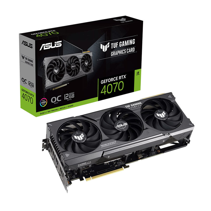 کارت گرافیک ASUS TUF Gaming GeForce RTX 4070 OC 12GB GDDR6X 192Bit
