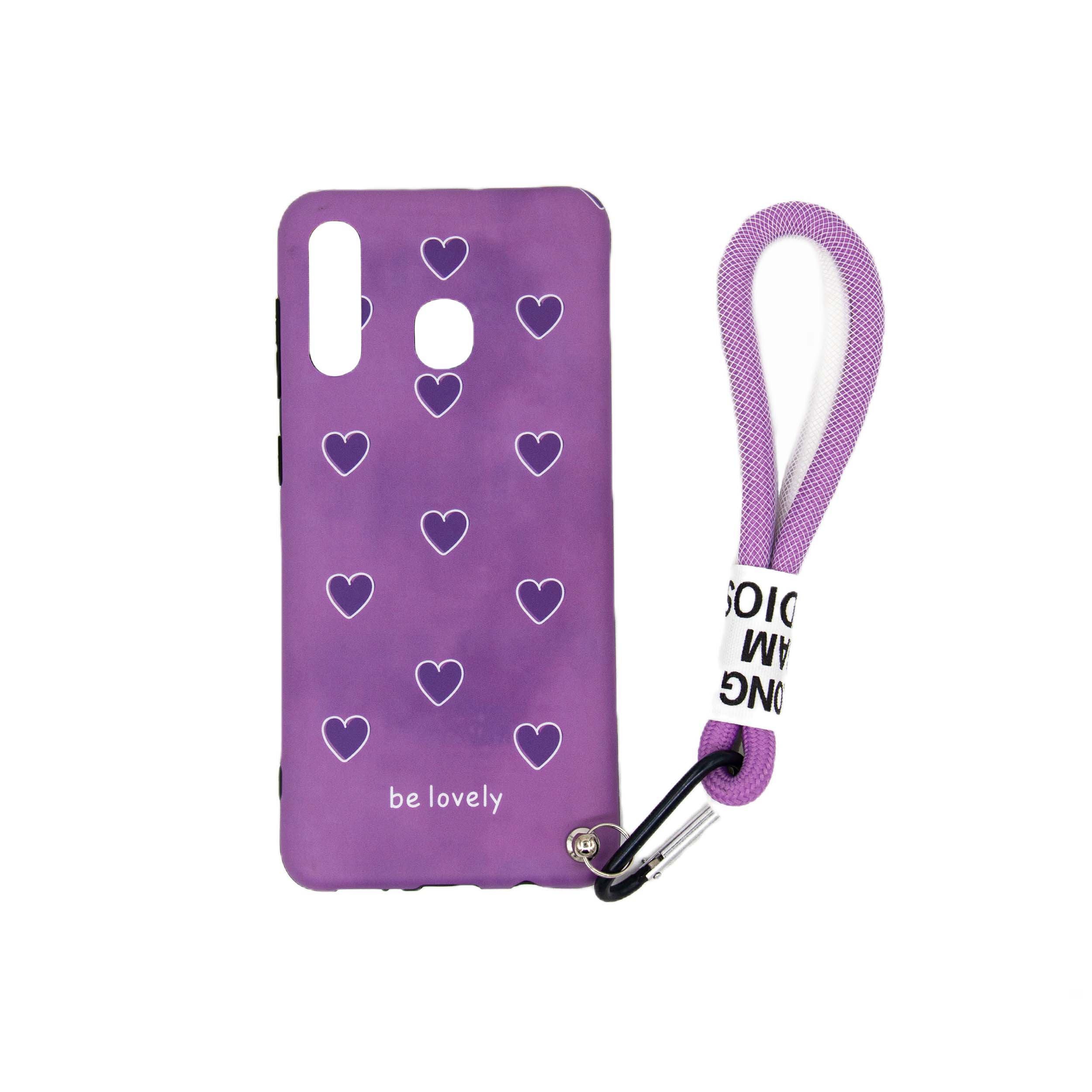 کاور طرح LOVE مدل IMD مناسب برای گوشی موبایل سامسونگ GALAXY A20/A30 به همراه بند