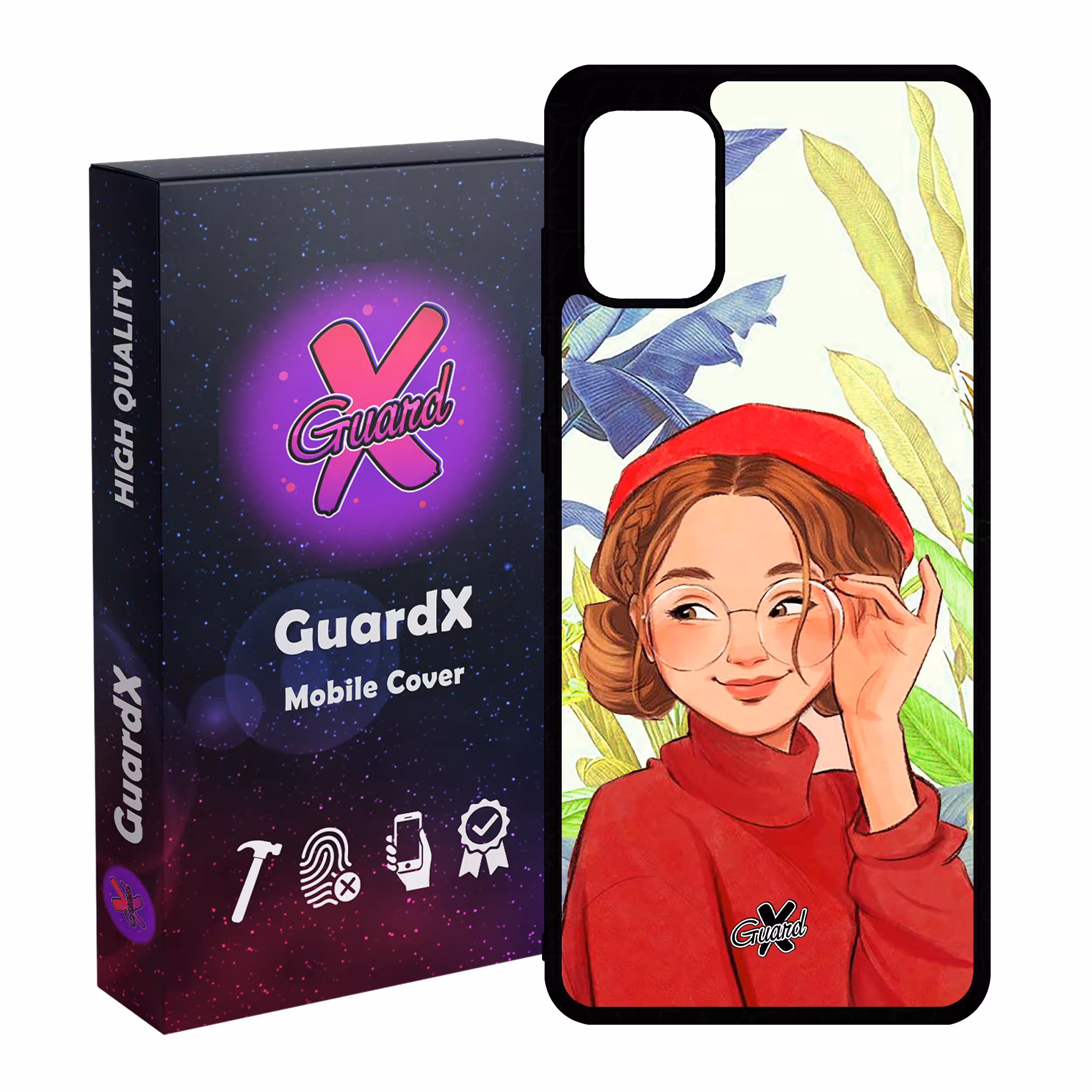 کاور گارد ایکس طرح دختر مدل Glass10328 مناسب برای گوشی موبایل سامسونگ Galaxy A31