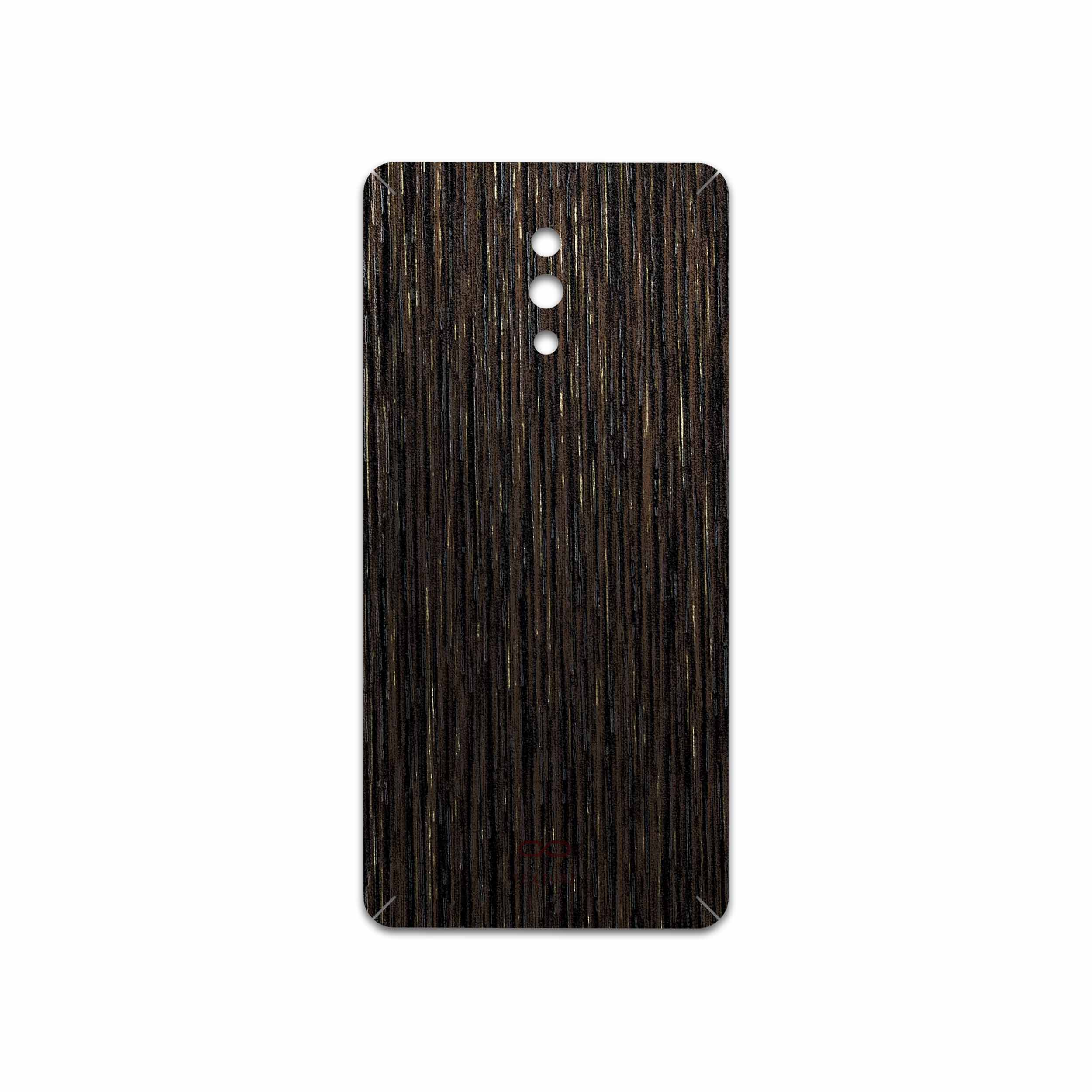 برچسب پوششی ماهوت مدل Dark-Gold-Stripes-Wood مناسب برای گوشی موبایل اپو RENO 10X