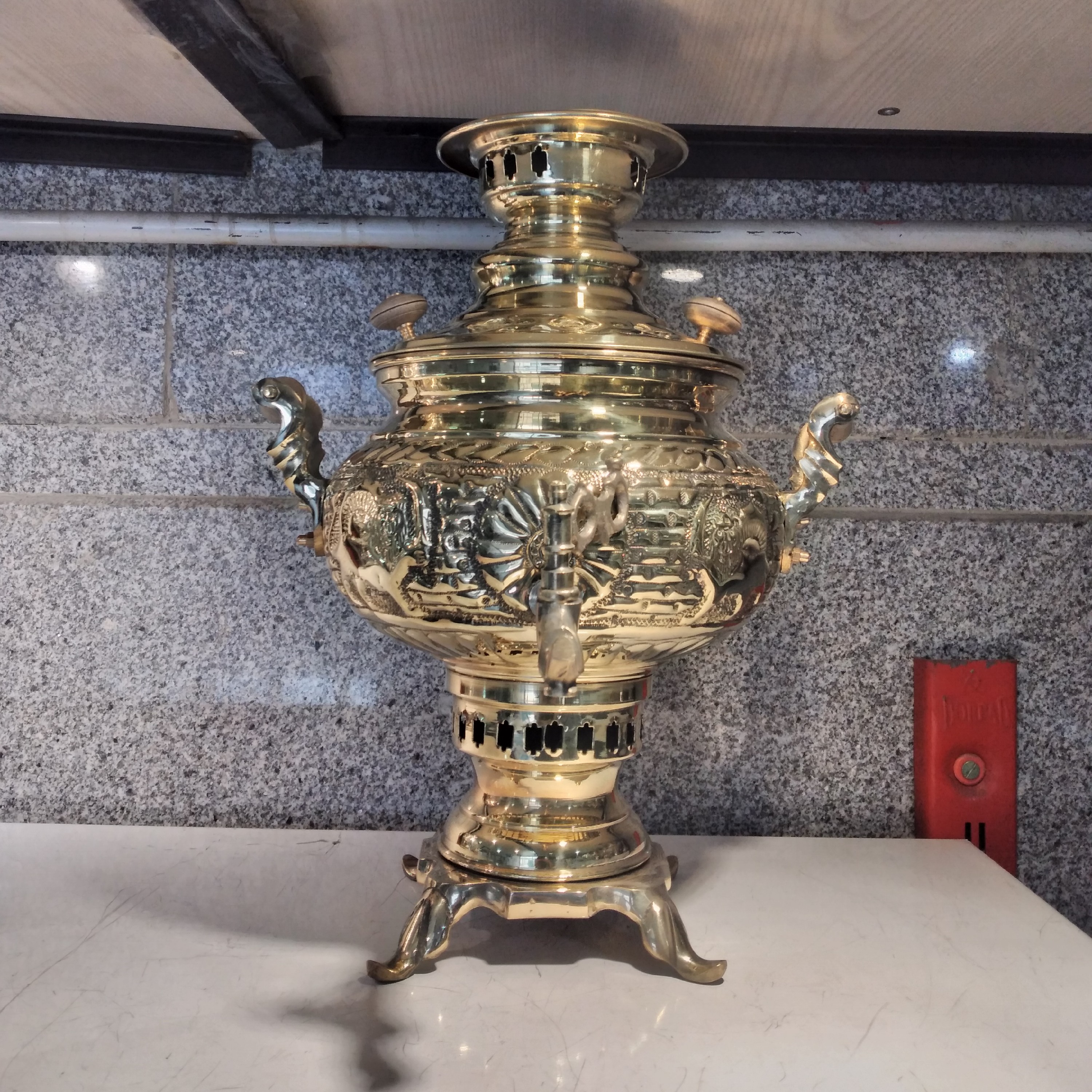 سماورذغالی 6لیتر