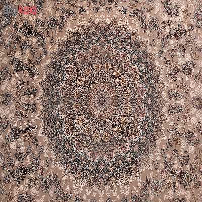 فرش ماشینی زمرد مشهد مدل MOS008 زمینه موزی