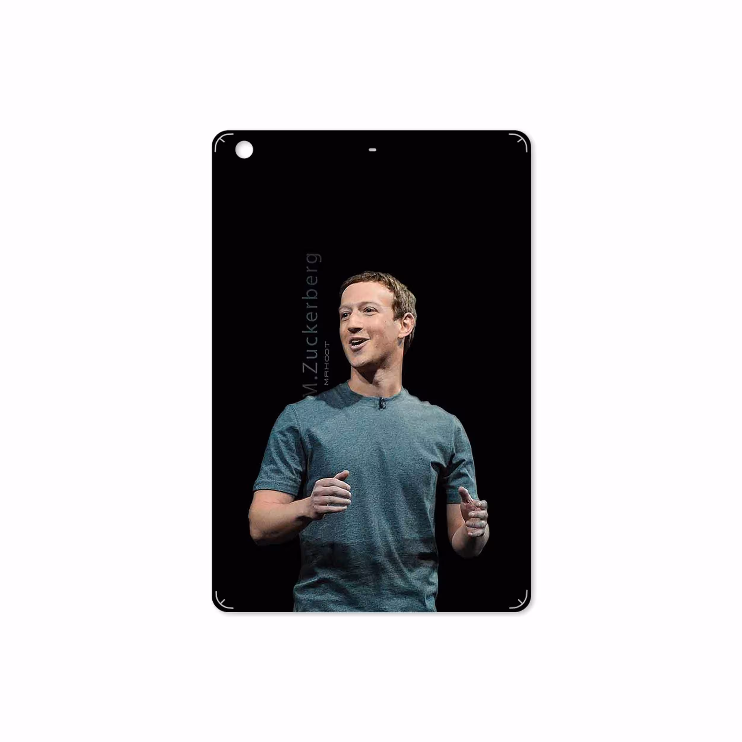 برچسب پوششی ماهوت مدل Mark Zuckerberg مناسب برای تبلت اپل iPad mini 2 2013 A1490