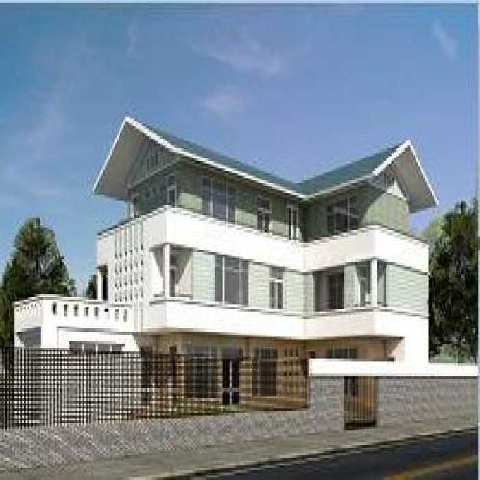 دانلود خانه ویلایی در اسکچاپ sketchup