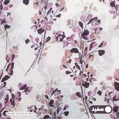 ملحفه آدنو مدل کمند کد IR116 دونفره سایز 180x200 سانتی متر