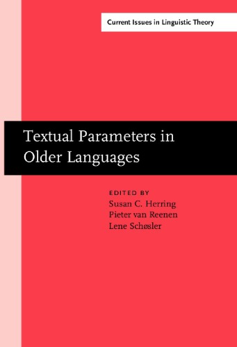 خرید و دانلود نسخه کامل کتاب Textual Parameters in Older Languages