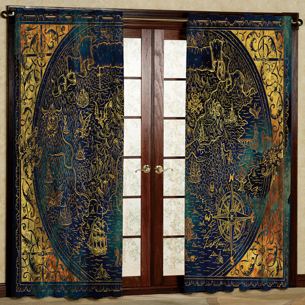 پرده مدل مخمل پانچی کد 6856 سایز 280x140 سانتی متر