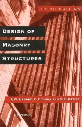 󾕇 Hendry A. W. , Design of Masonry Structures, 3rd ed, 1997 - دانلود کتاب های دانشگاهی