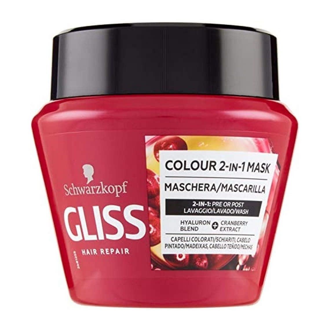 ماسک مو گلیس برای موهای رنگ شده مدل ULTIMATE COLOR حجم 300 میلی