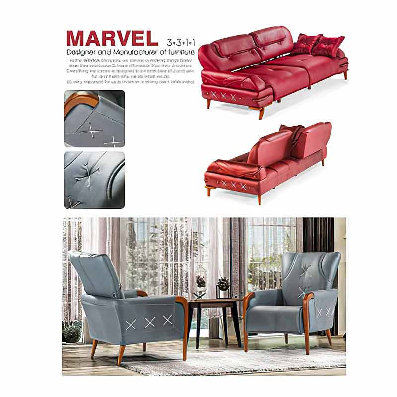 مبل 8 نفره مارول