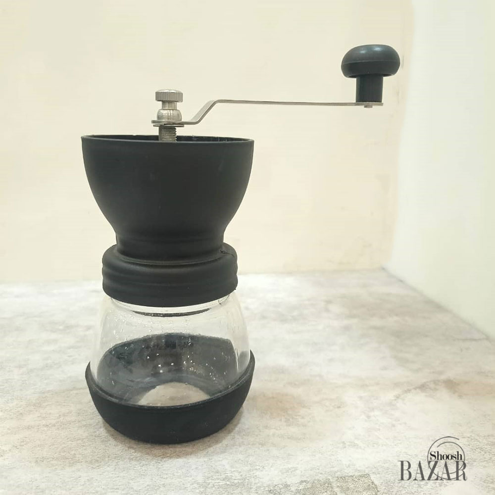 گرایندر یا آسیاب قهوه دستی مخزن دار