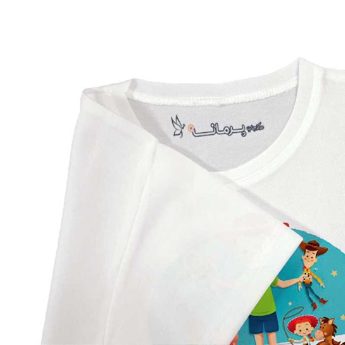 تی شرت بچگانه پرمانه طرح toy story کد pmt.3056