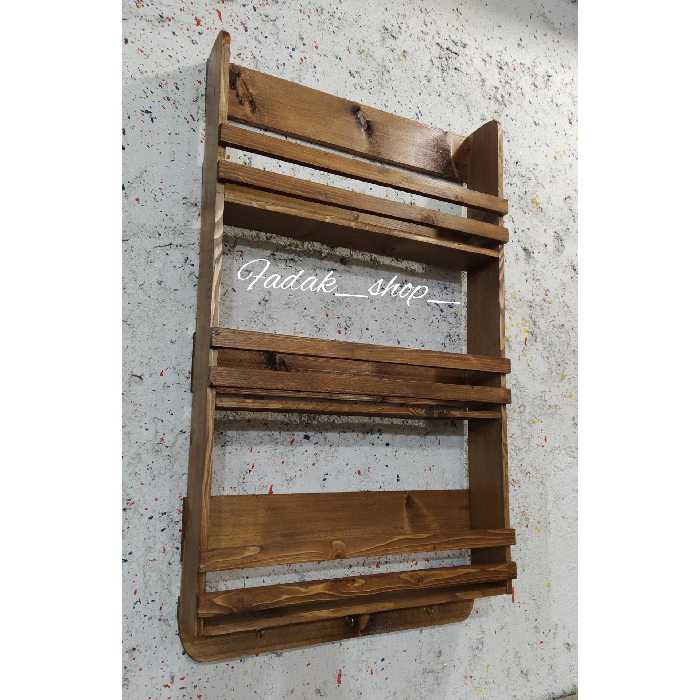 جا ادویه سه طبقه چوبی پس کرایه