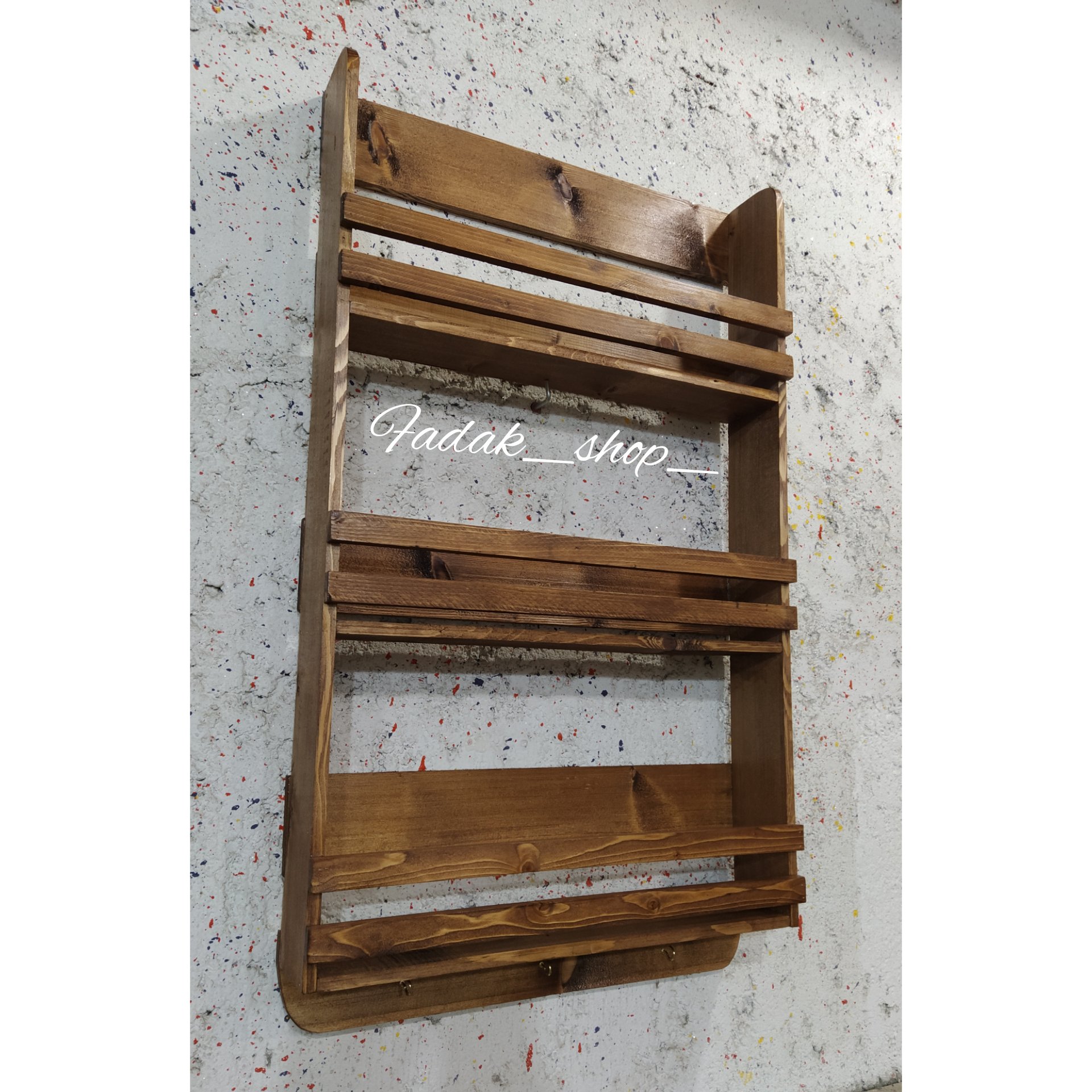 جا ادویه سه طبقه چوبی پس کرایه