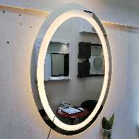 آینه بیضی نوردار سند بلاست شرکتی تیما نور آفتابی  