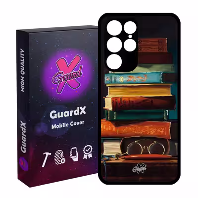 کاور گارد ایکس طرح کتاب مدل Glass10299 مناسب برای گوشی موبایل سامسونگ Galaxy S22 Ultra