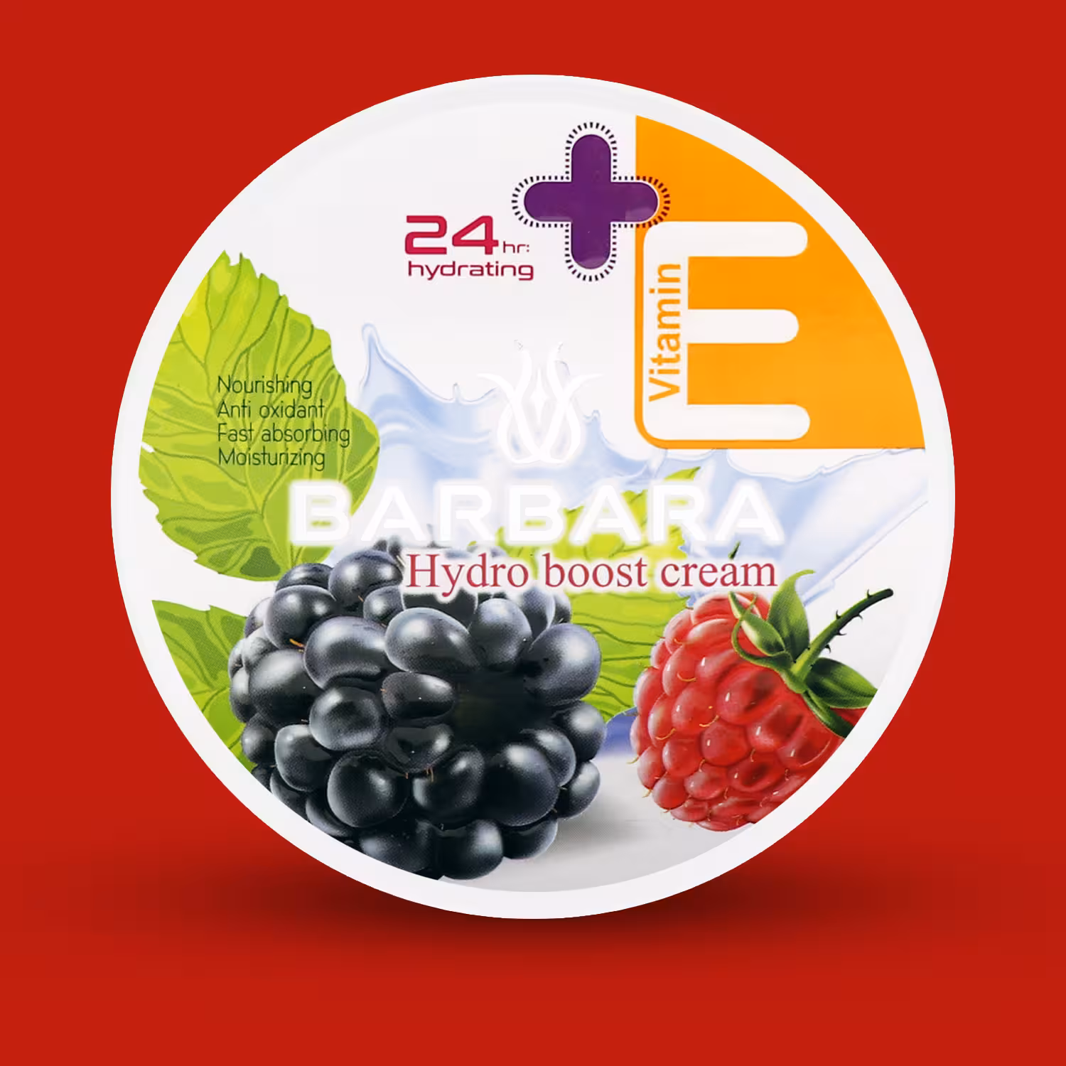 کرم آبرسان باربارا مدل تمشک حجم 250 میلی لیتر