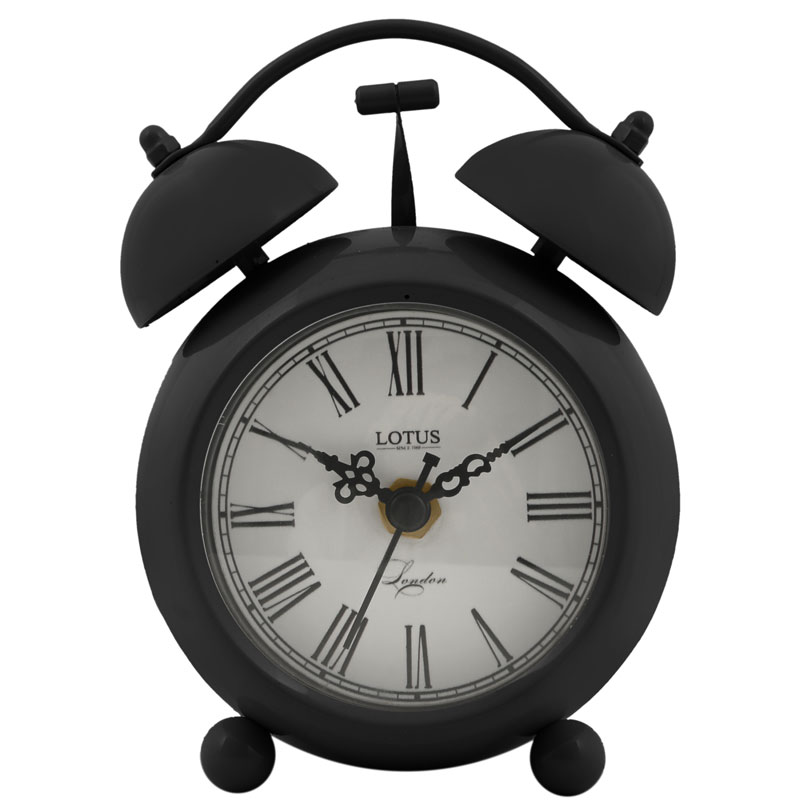 ساعت رومیزی فلزی لوتوس کد محصول: BS-800-BLACK& WHITE &PEARL GRAY&COOL GRAY