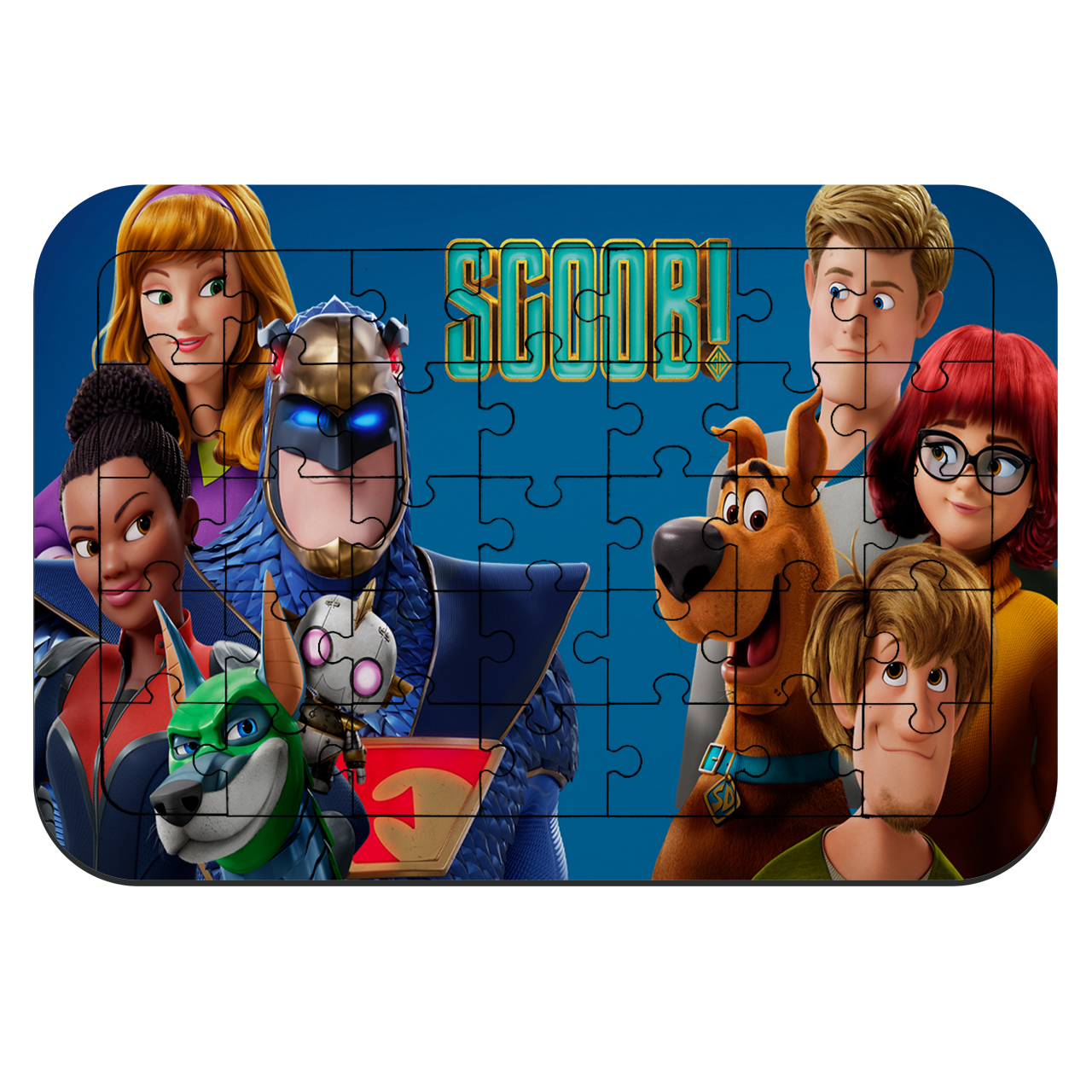 	 پازل 35 تکه طرح انیمیشن اسکوبی دو مدل NI2198 