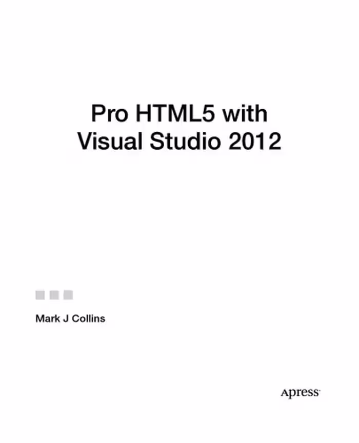 خرید و دانلود نسخه کامل کتاب Pro HTML5 with Visual Studio 2012