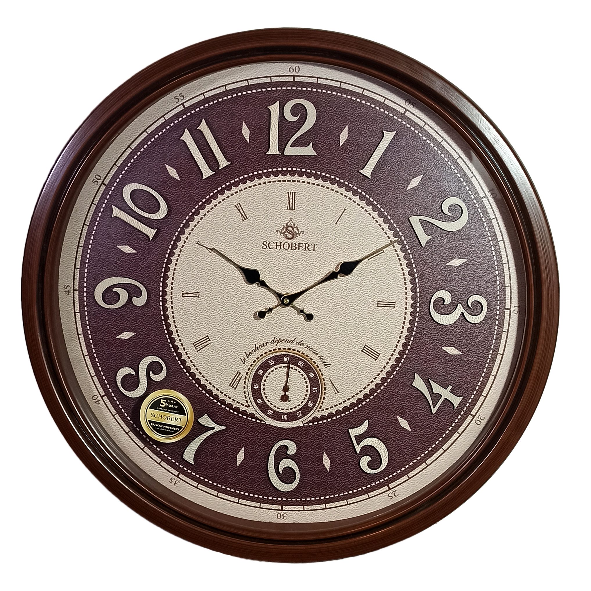 ساعت دیواری شوبرت کد 6432