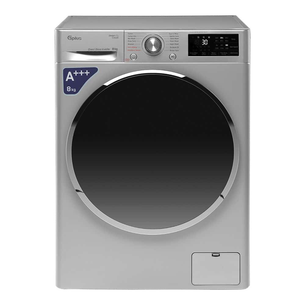 ماشین لباسشویی 8 کیلویی جی پلاس مدل GWM-P880S