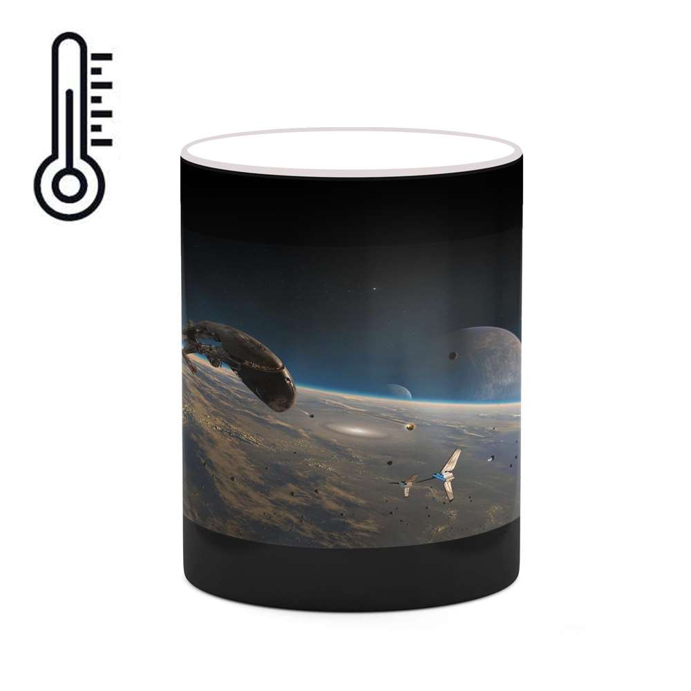 ماگ حرارتی کاکتی طرح فضا و کهکشان مدل mgh19914