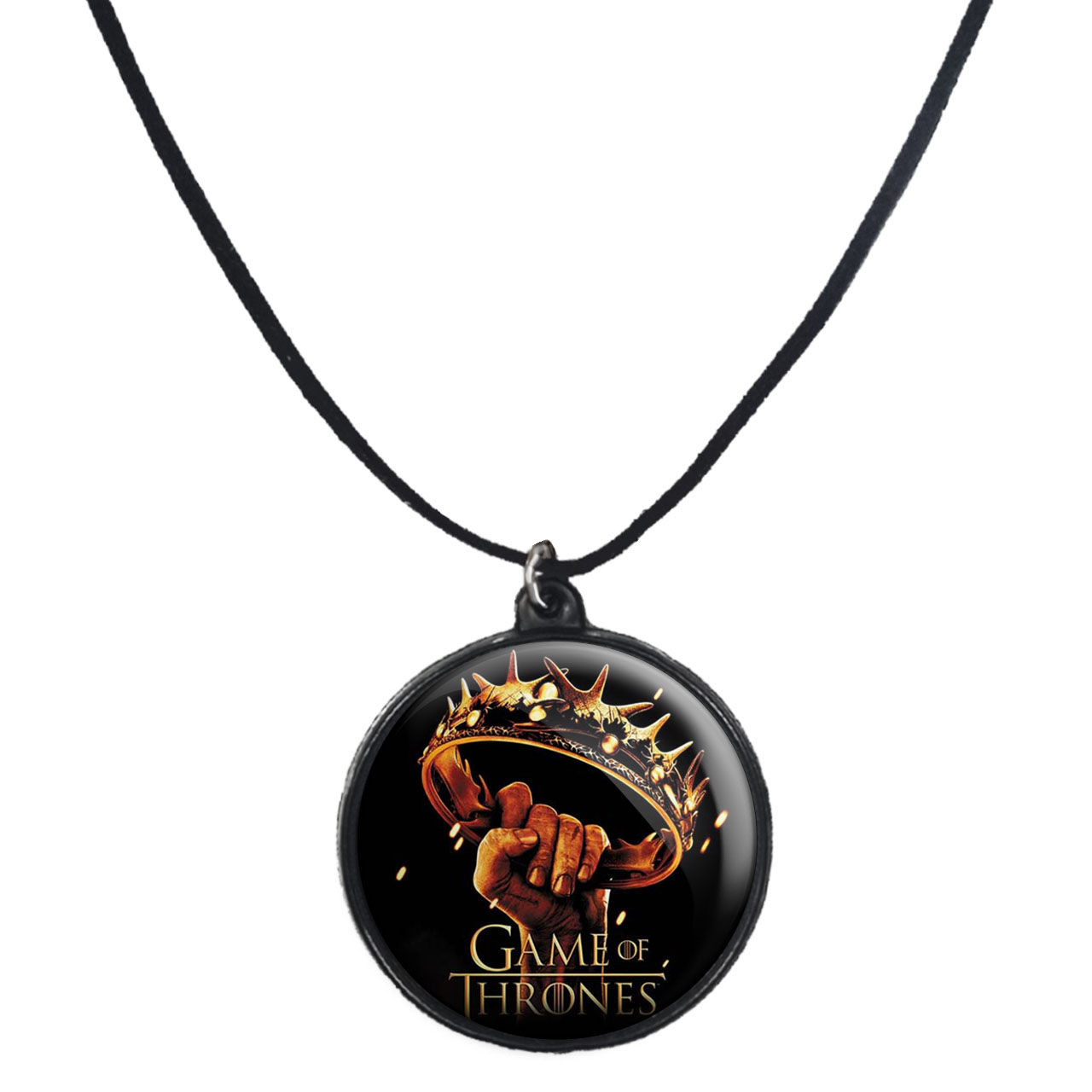 گردنبند پرمانه طرح بازی تاج و تخت کد pmb.2373 مدل دو طرفه