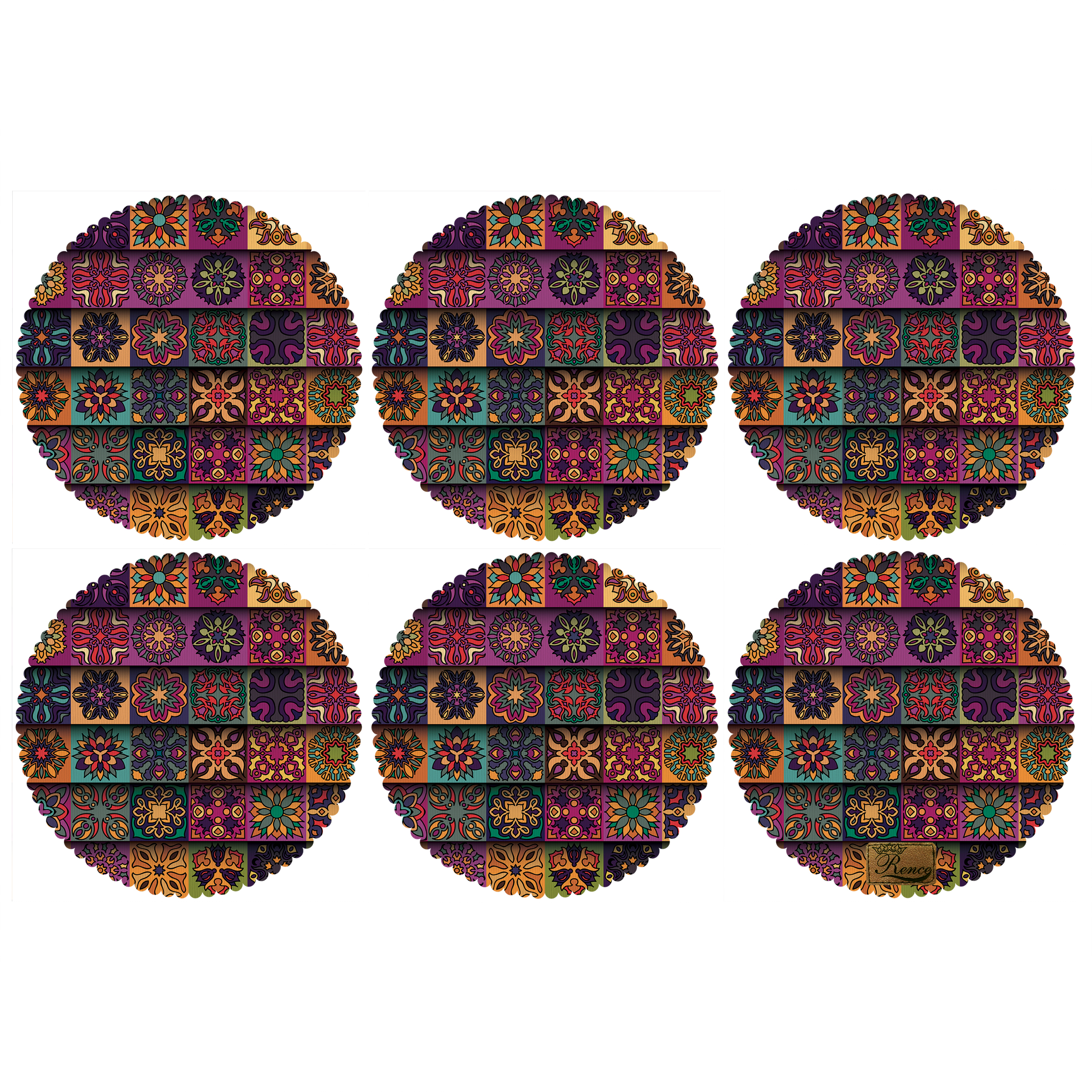 زیربشقابی رنس مدل UU2-42527 بسته 6 عددی